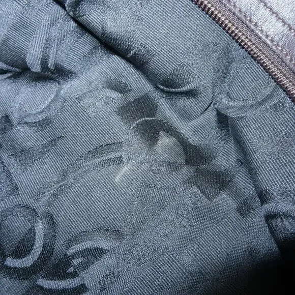 💎✨Beautiful✨💎Authentic Ferragamo Vara Logo Canvas Tote Bag Shoulder Bag Brown - Picture 14 of 15